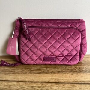 Vera Bradley Majestic Magenta Compact Organizer For Breast‎ Cancer Awareness NWT